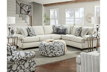 Awesome Oatmeal 130″ 2 Piece Sectional