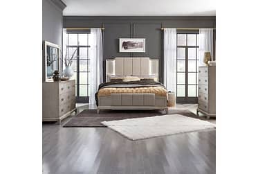 Montage LED Upholstered King 4 Piece Bedroom Set
