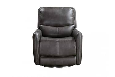 Athens Charcoal Swivel Power Recliner
