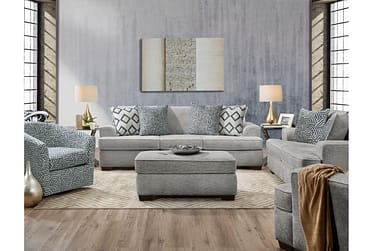 Ritzy Gray 98″ 2 Piece Living Room Set