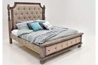 Charleston Upholstered King Bed