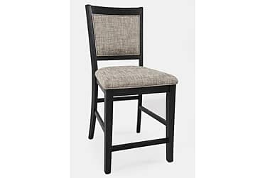 Altamonte Charcoal Upholstered Counter Height Stool
