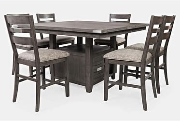 Altamonte Gray Counter Height 7 Piece Dining Set