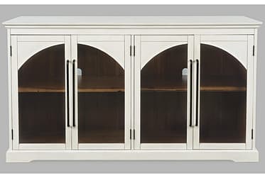 Archdale White 4 Door Accent Cabinet