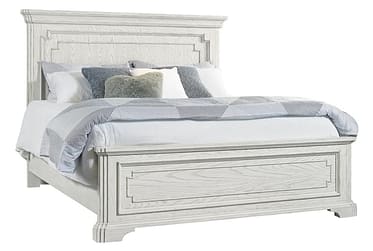 Lafayette White King Panel Bed