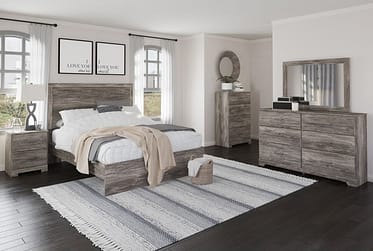 Ralinksi Gray Full 5 Piece Bedroom Set