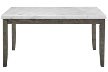 Emily White Marble Dining Table