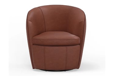 Barolo Vintage Cognac Accent Swivel Chair