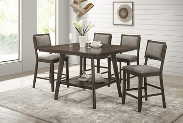 Ember Counter Height 5 Piece Dining Set
