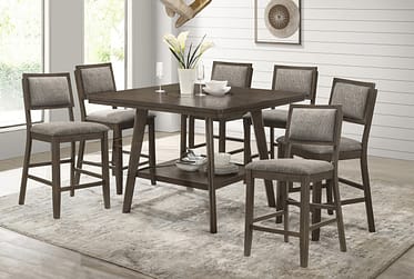 Ember Counter Height 7 Piece Dining Set