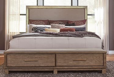 Canyon Road Upholstered King Storage Bed