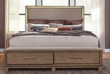 Canyon Road Upholstered Queen Storage Bed
