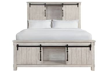 Scott Light Queen Bed With Storage