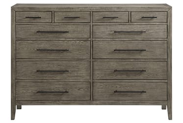 Versailles Gray 12-Drawer Dresser