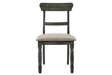 Leventis Gray Upholstered Side Chair