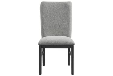 Portland Black Upholstered Side Chair