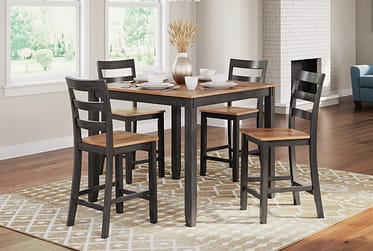Gesthaven Counter Height 5 Piece Dining Set