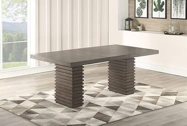 Mila Gray Extension Dining Table