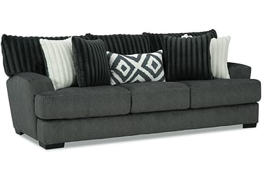 Tweed Gunmetal Sofa