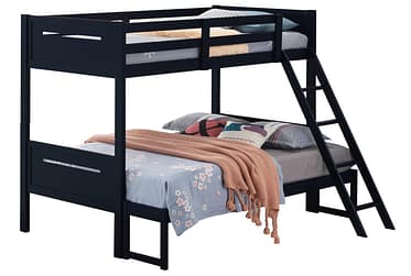Littleton Blue Twin Over Full Bunk Bed