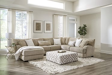 Tweed Toast 3-Piece Sectional
