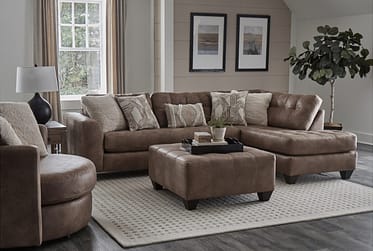 2127 Crow Camel 2-Piece Sectional With Chaise