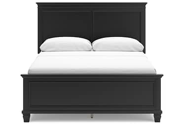Lanolee Black Queen Bed