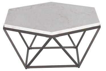 Corvus White Marble Top Coffee Table
