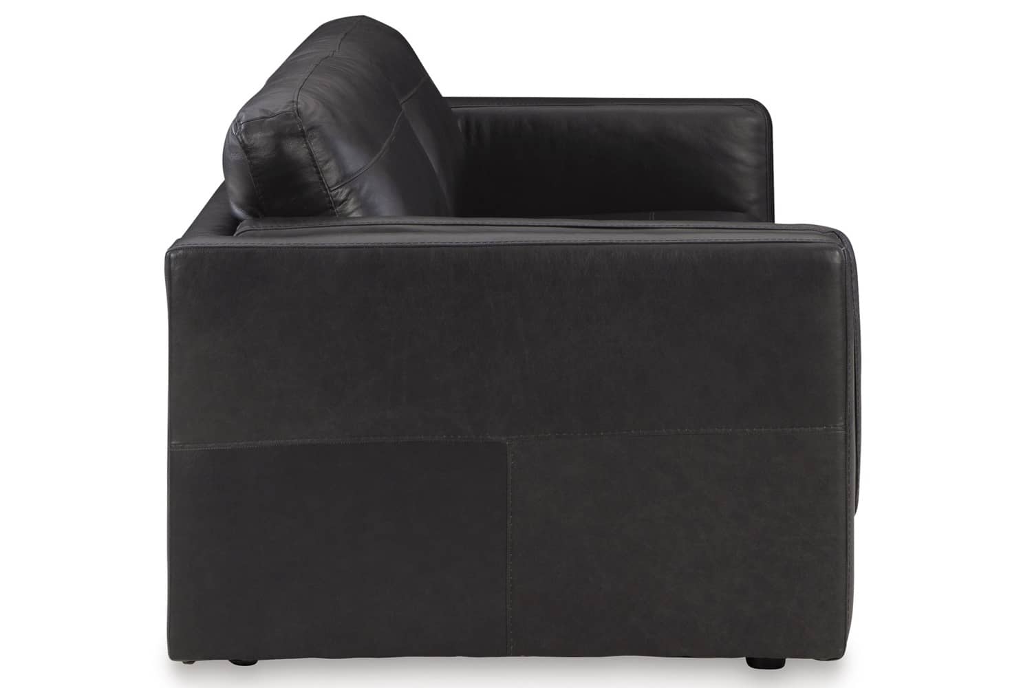 Amiata Onyx Leather Sofa - Georgia Furniture Mart