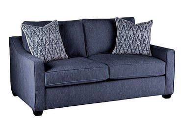 Dakota Navy Loveseat
