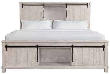 Scott Light King Bed With Storage
