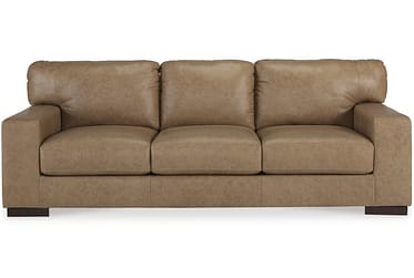 Lombardia Tumbleweed Leather Sofa