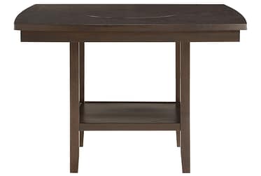 Balin Counter Height Dining Table With Lazy Susan