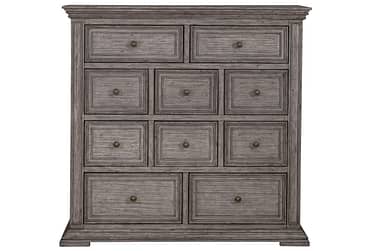 Big Valley Gray 10-Drawer Chesser