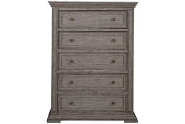 Big Valley Gray 5-Drawer Chest