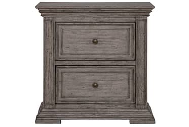 Big Valley Gray 2-Drawer Nightstand