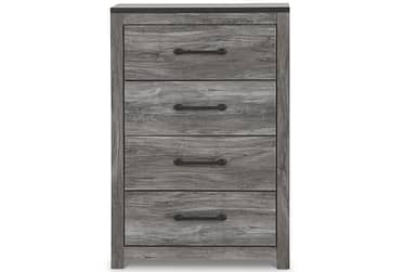 Bronyan Dark Gray 4-Drawer Chest