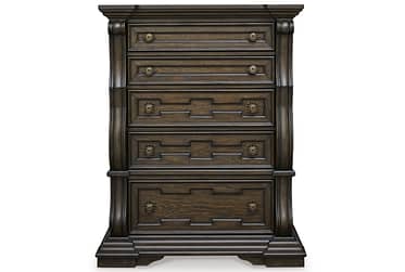 Maylee Brown 5-Drawer Chest