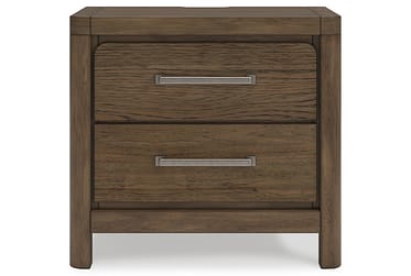 Cabalynn Light Brown 2-Drawer Nightstand