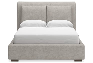 Cabalynn Oatmeal Queen Upholstered Bed
