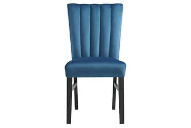 Bellini Navy Velvet Side Chair