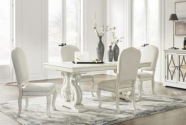 Arlendyne Antique White 5 Piece Dining Set
