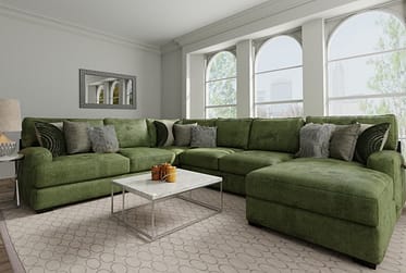 Central Park Luscious Pine 3-Piece Sectional