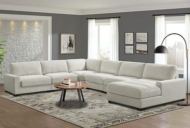 Arizona Beige 6-Piece Sectional