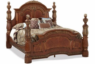 Villa Valencia King Poster Bed