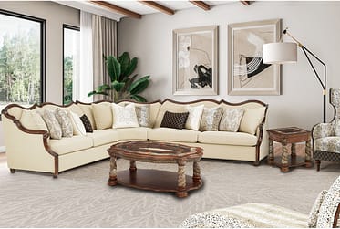 Chamberi Toast 3-Piece Sectional