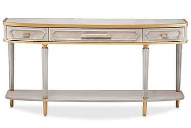 St. Charles Dove Gray Console Table