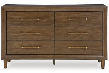 Lyncott Brown 6-Drawer Dresser
