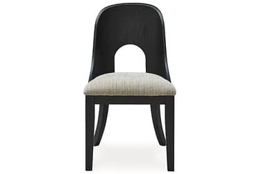 Rowanbeck Black Upholstered Dining Chair