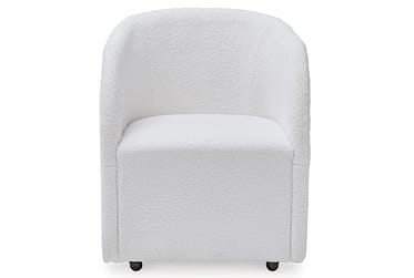Rowanbeck Ivory Upholstered Dining Arm Chair